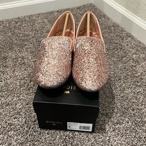 Birdies Starling Loafers - Disco Ball Glitter - size 8